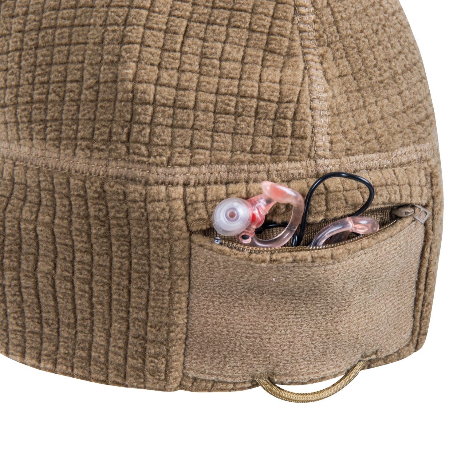 Gorro Range Beanie Fleece negro, vista frontal