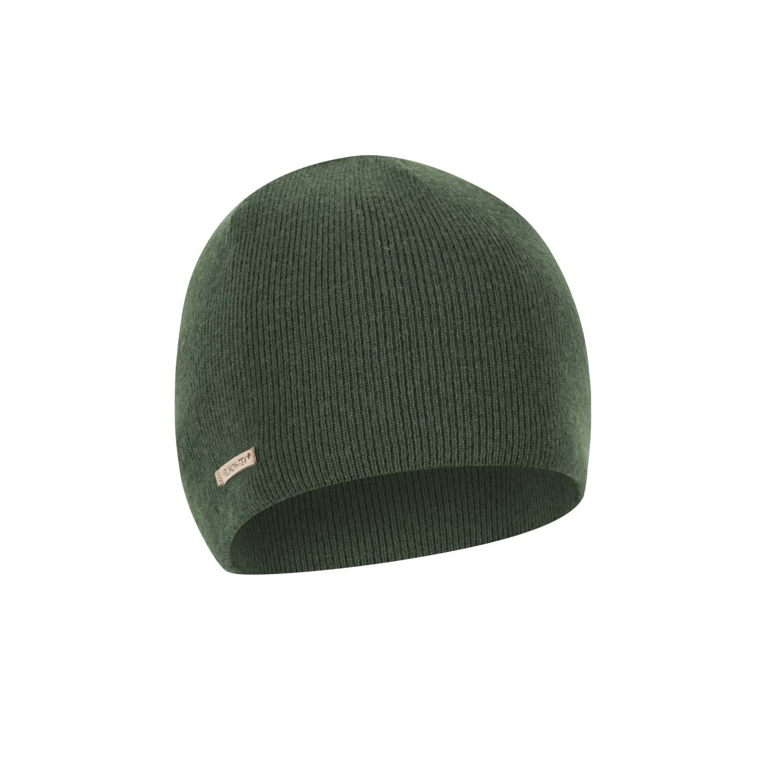 Gorro Urban Beanie negro de Helikon-Tex, tejido ligero de lana Merino