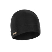 Gorro Winter Merino negro, gorro de punto fabricado en 100% lana merino