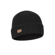 Gorro WANDERER Negro, gorro de punto 50% merino y 50% acrílico