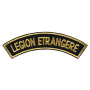 Parche en forma de arco con texto LEGION ETRANGERE