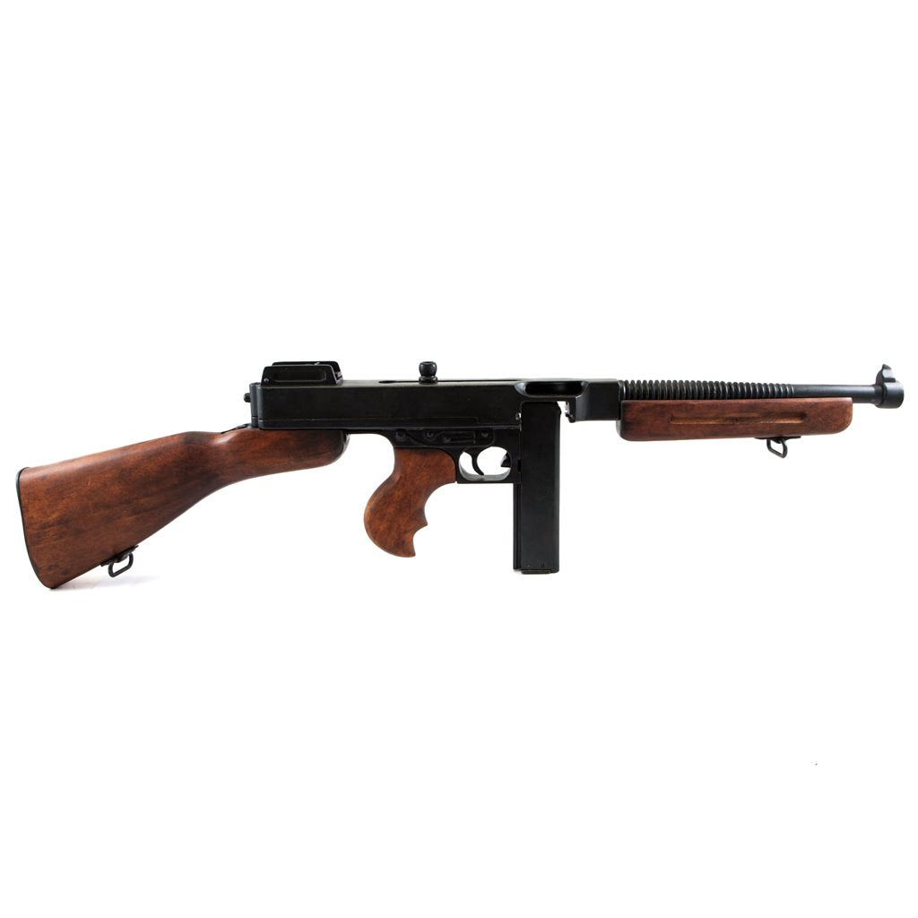 Réplica inerte del subfusil Thompson M1928A1 para decoración y coleccionismo