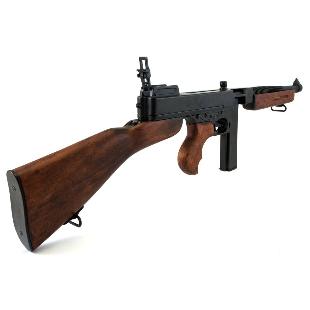 Réplica inerte del subfusil Thompson M1928A1 para decoración y coleccionismo