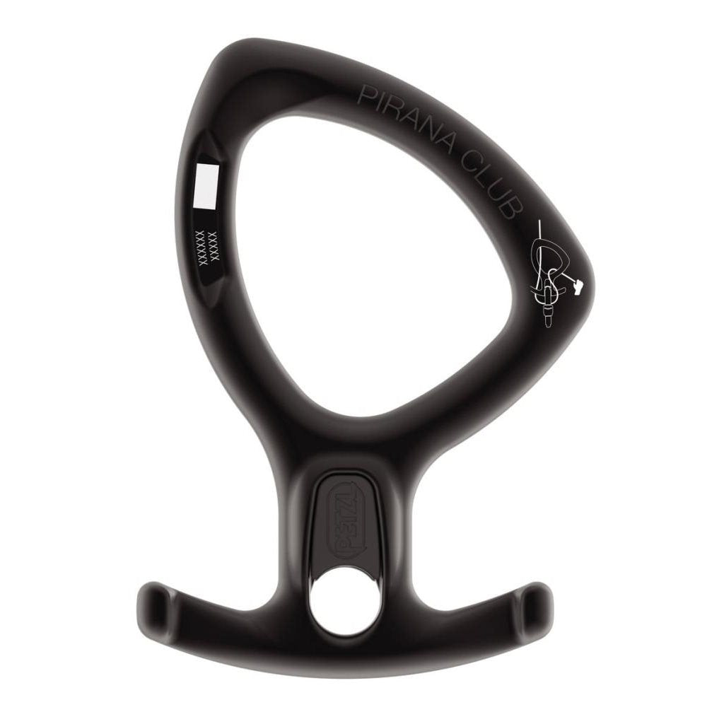 Freno de rápel PIRANA CLUB negro