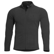 Sudadera fleece negra ikina ELK, ligera y suave al tacto (180 g/m2)