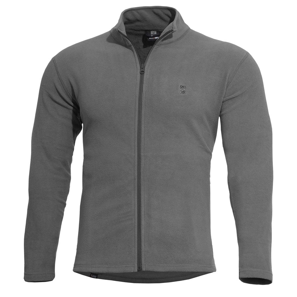 Sudadera ELK Fleece gris/negro de forro polar 180 g/m²