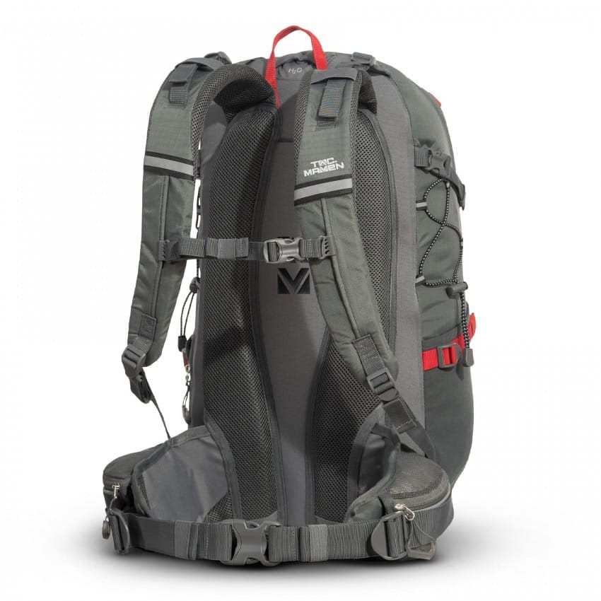 Mochila MARS 30l azul en nylon rip-stop y poliéster Oxford