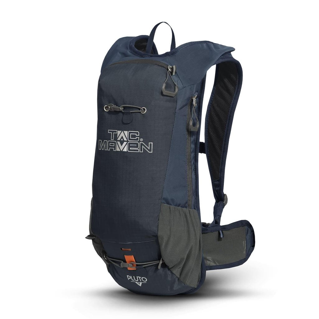 Mochila de hidratación PLUTO 9L negra, ligera y compacta