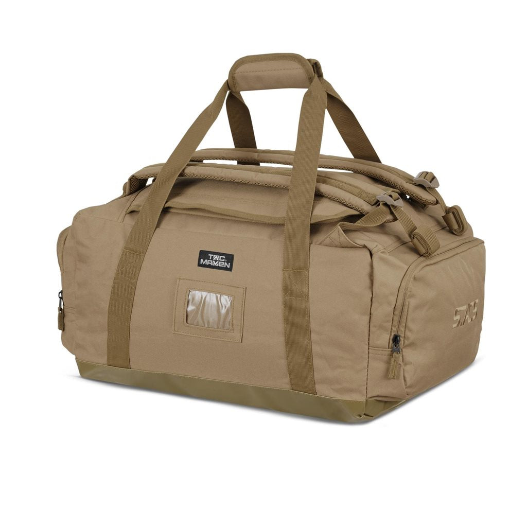 Bolsa de viaje SAS 45 L negra, mediana y convertible en mochila improvisada