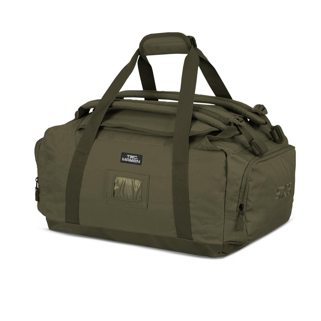Bolsa de viaje SAS 45 L negra, mediana y convertible en mochila improvisada