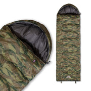 Saco de dormir MAJOR en poliéster 170T, forro 190T y relleno de fibra hueca 370 g/m2