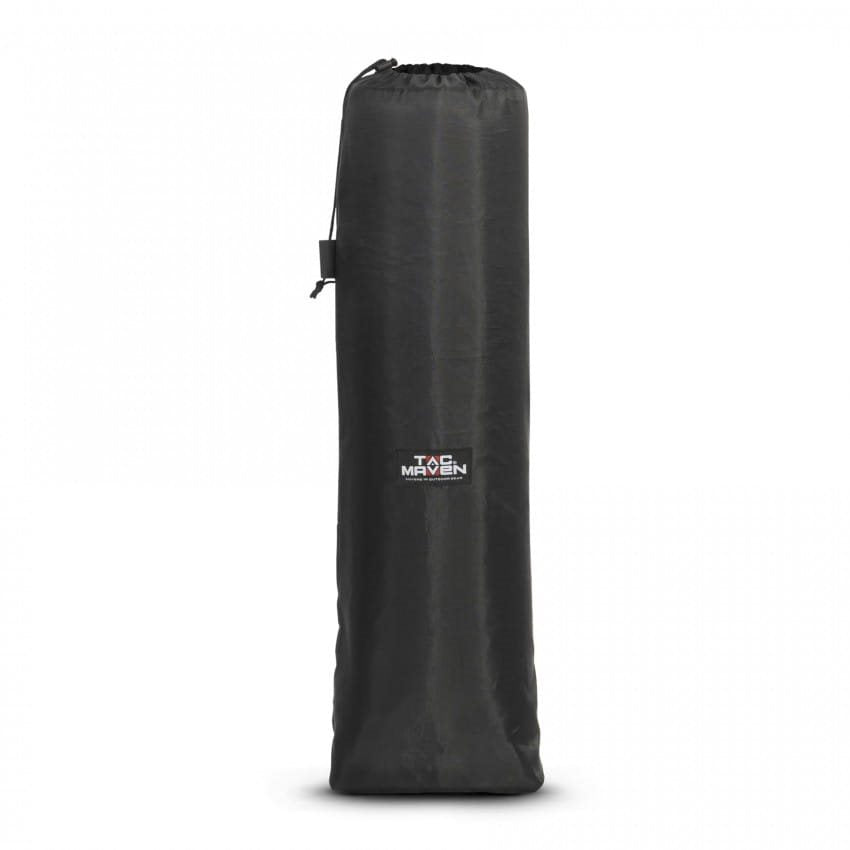 Silla plegable CAMP negra con armazón de acero y tejido 600D Oxford
