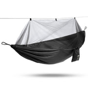 Hamaca MYNEST negra con mosquitera y bolsa de transporte