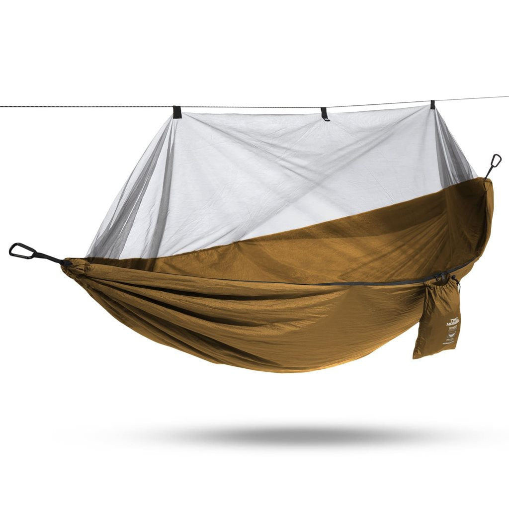 Hamaca MYNEST negra con mosquitera y bolsa de transporte