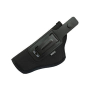 Funda lateral de cinturón 204-1/S negra con hebilla de acero