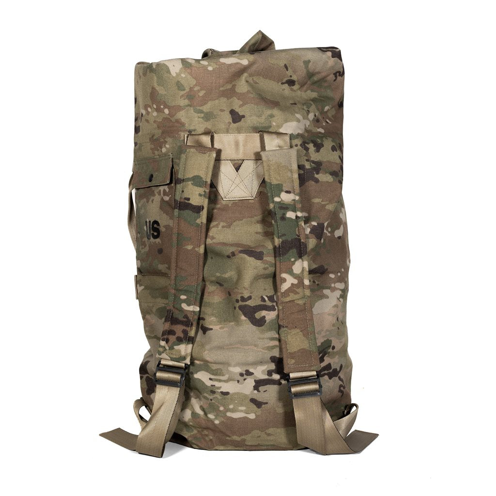 Bolsa naval militar US en camuflaje OCP Scorpion de Cordura 1000D con tirantes ajustables