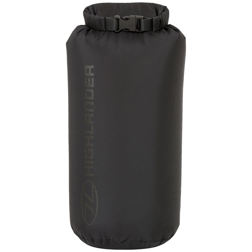 Bolsa impermeable LARGE POUCH 8L V2 negra, cierre enrollable, ligera y resistente