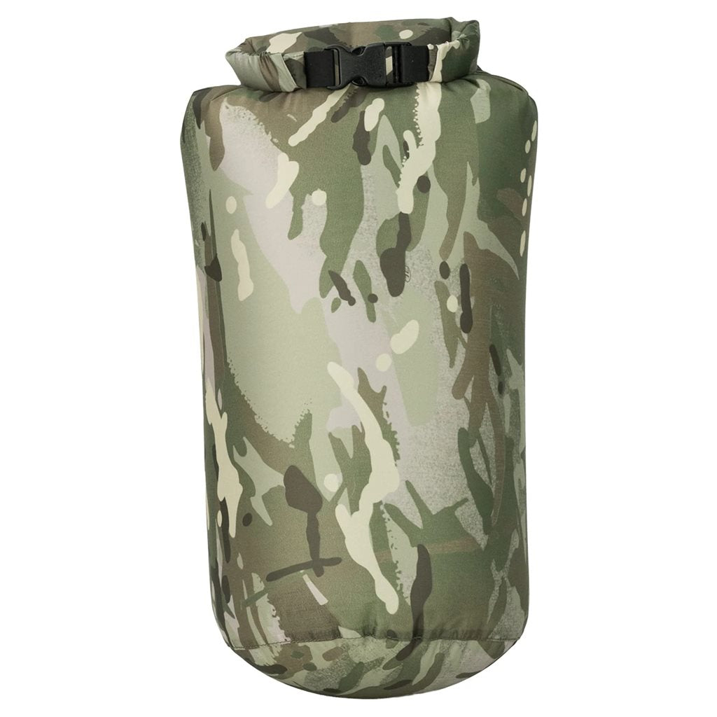Bolsa impermeable LARGE POUCH 8L V2 negra, cierre enrollable, ligera y resistente