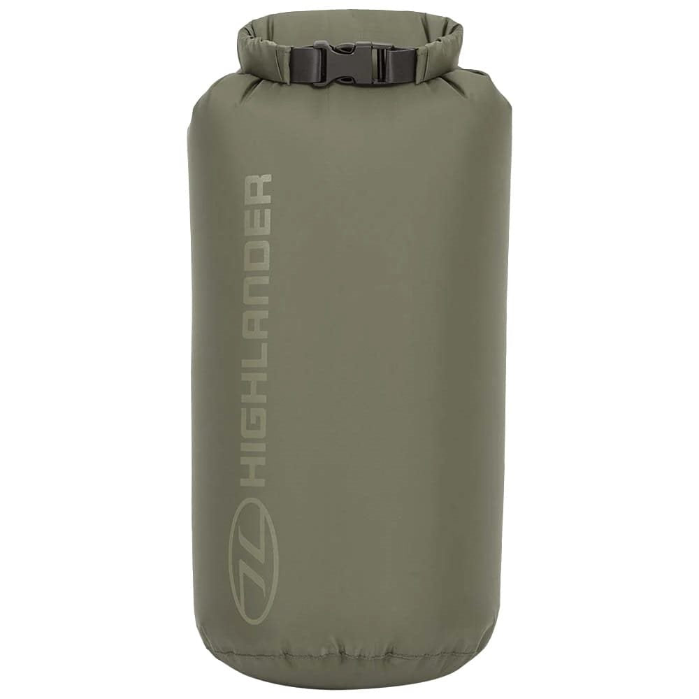 Bolsa impermeable LARGE POUCH 8L V2 negra, cierre enrollable, ligera y resistente