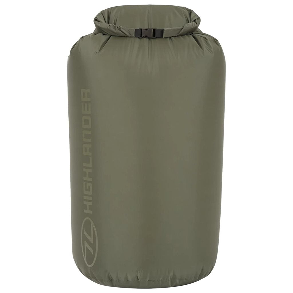 Bolsa estanca BERGAN 80L verde, impermeable y ligera (150 g)