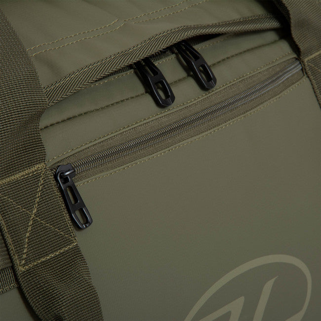 Bolsa STORM KITBAG verde impermeable 65 L con asas y correas desmontables