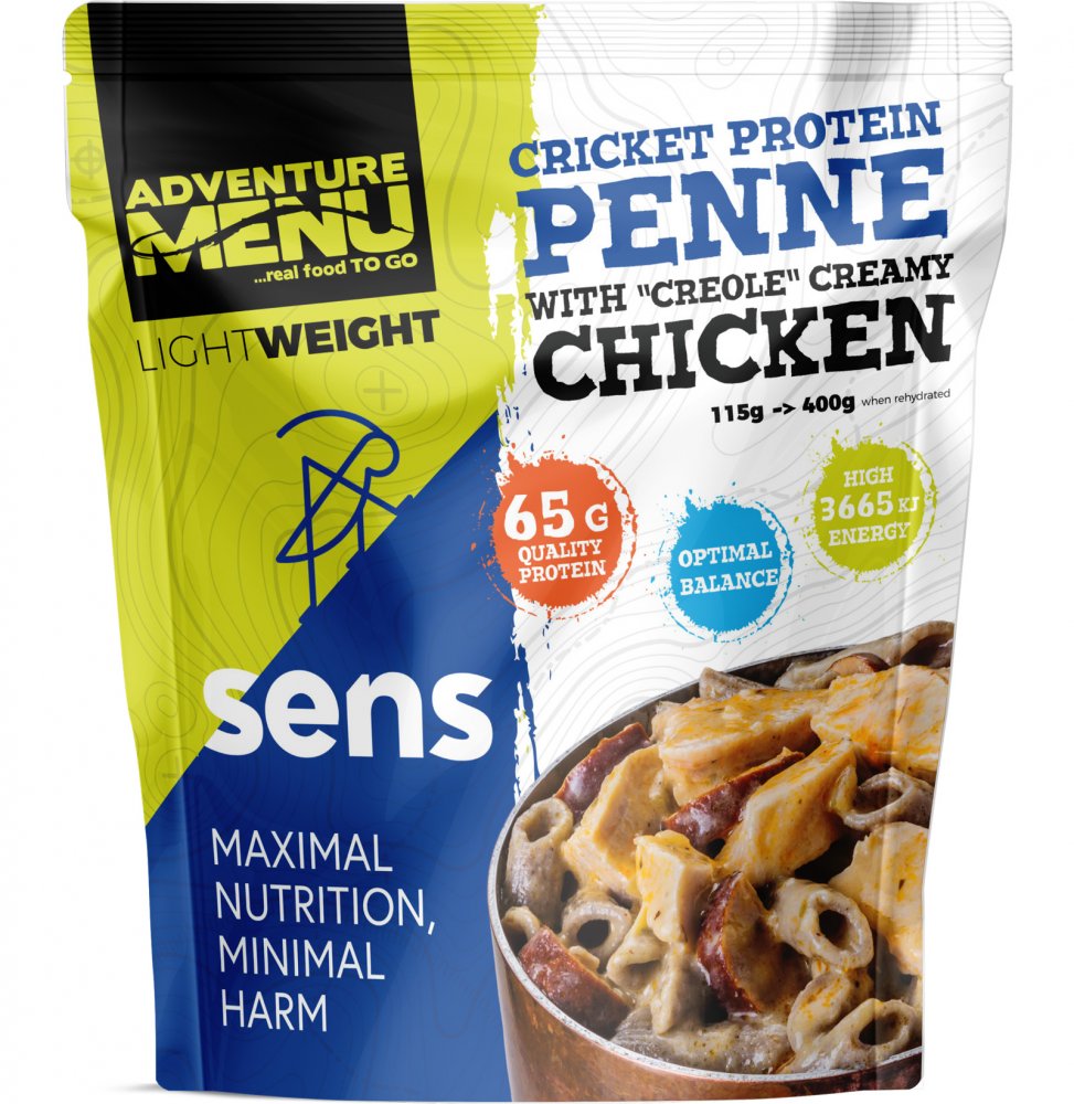 Penne de Proteína de Grillo con Pollo Criollo en Salsa Cremosa 160 g ADM