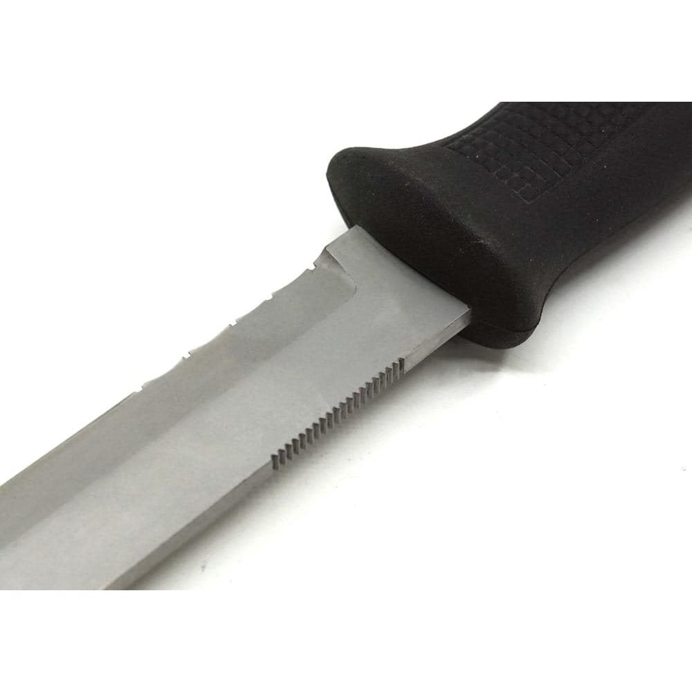 Cuchillo DIVER AZ en acero inoxidable con empuñadura de goma endurecida