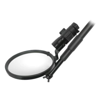 Espejo de detección MAGNUM 14LED grande para inspecciones pirotécnicas y aduaneras