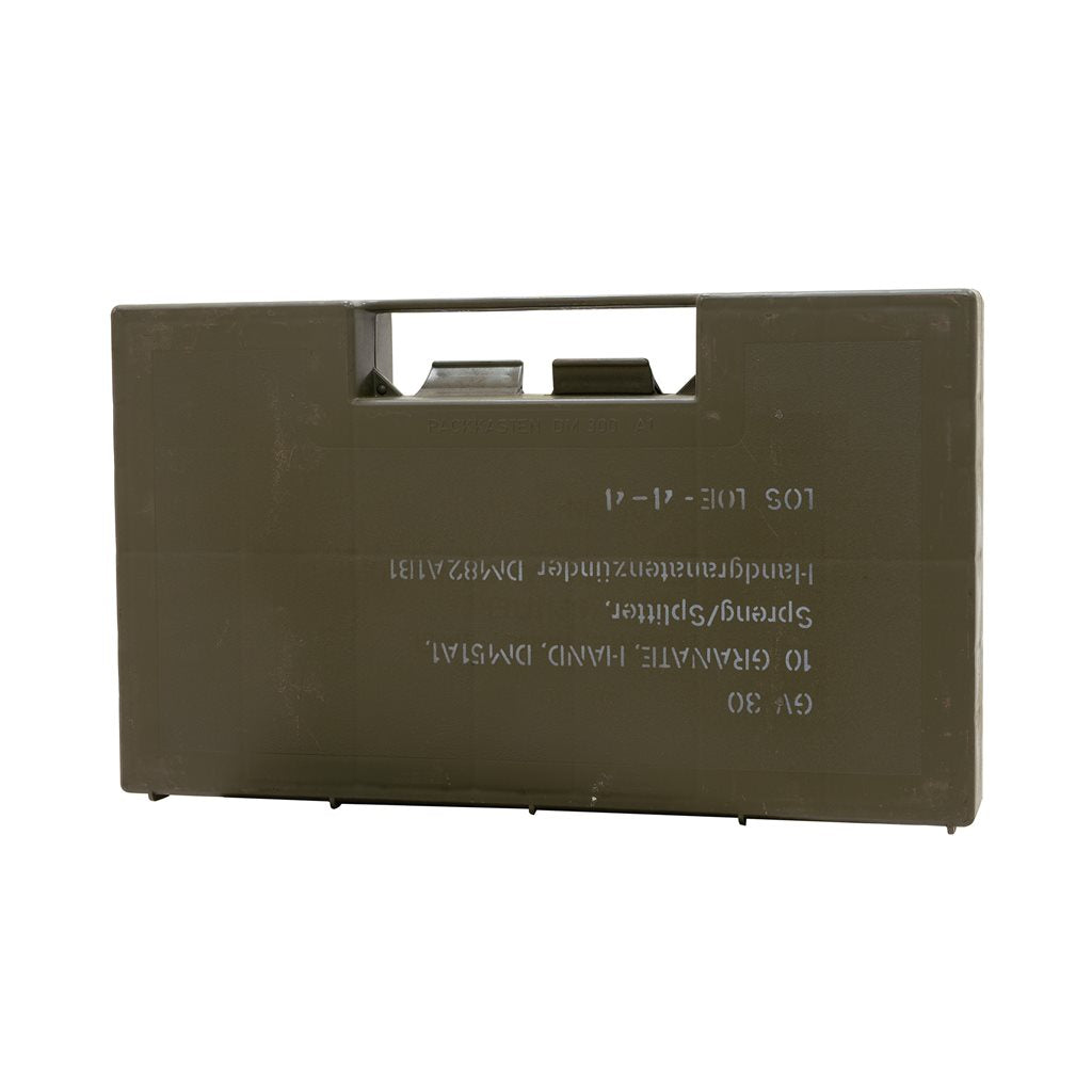 Caja de transporte para granadas GV 30 de plástico verde - DM300A1