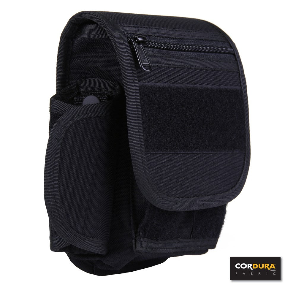 Funda UTILITY universal negra de Cordura nylon, 190 x 130 x 70 mm, montaje en cinturón
