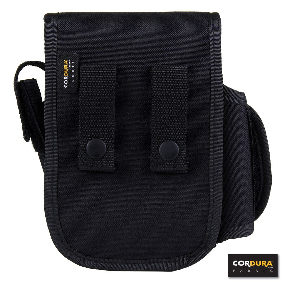 Funda UTILITY universal negra de Cordura nylon, 190 x 130 x 70 mm, montaje en cinturón