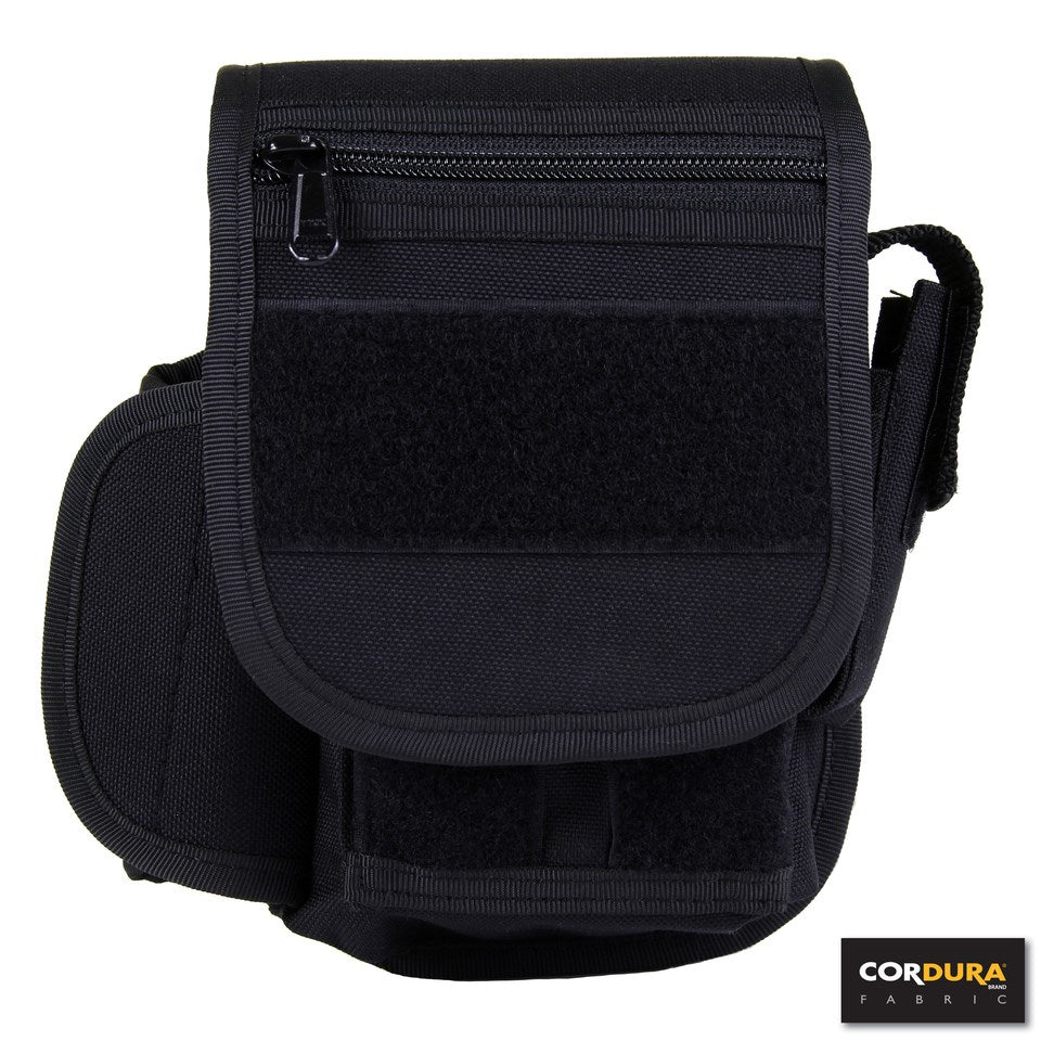 Funda UTILITY universal negra de Cordura nylon, 190 x 130 x 70 mm, montaje en cinturón