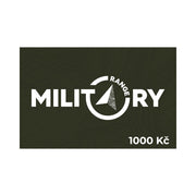 Vale regalo MR 1000 Kč para compra en tienda online y tiendas físicas Military Range