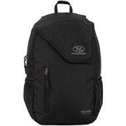 Mochila SELKIRK 25 L negra, ligera de poliester 600D con recubrimiento PVC
