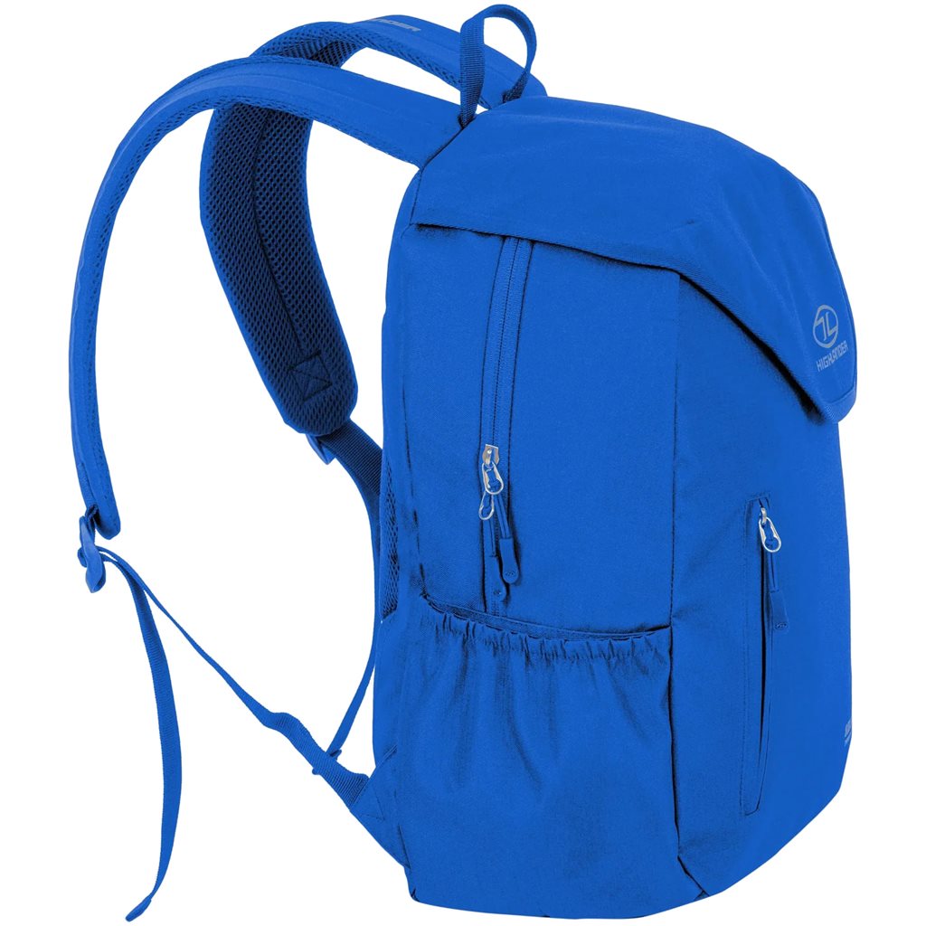 Mochila SELKIRK 25 L negra, ligera de poliester 600D con recubrimiento PVC