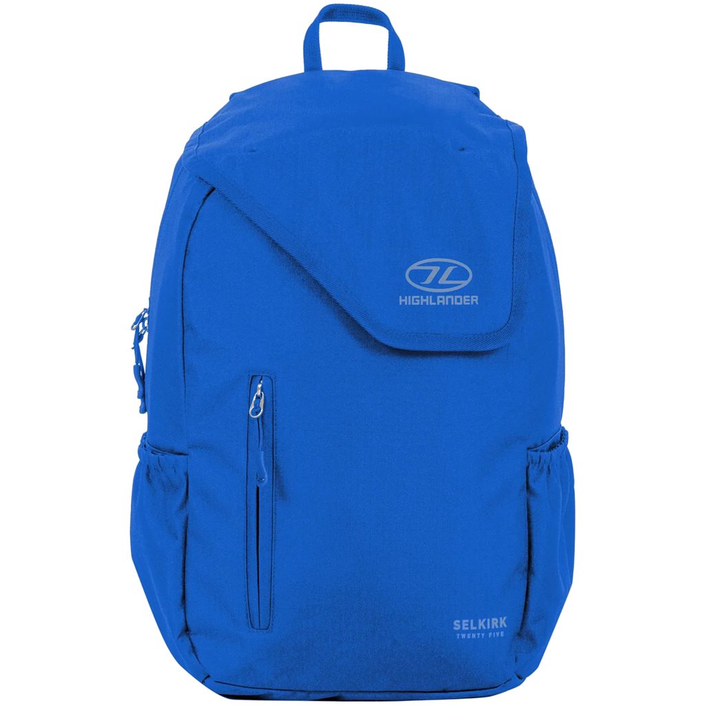 Mochila SELKIRK 25 L negra, ligera de poliester 600D con recubrimiento PVC