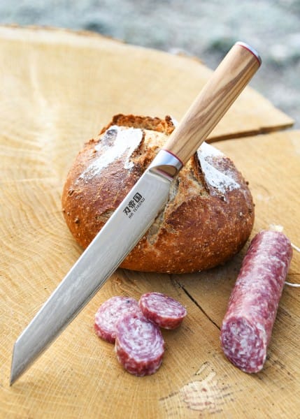 Cuchillo de corte, acero de Damasco DTYT-DSLK-OK - Espadas y Más
