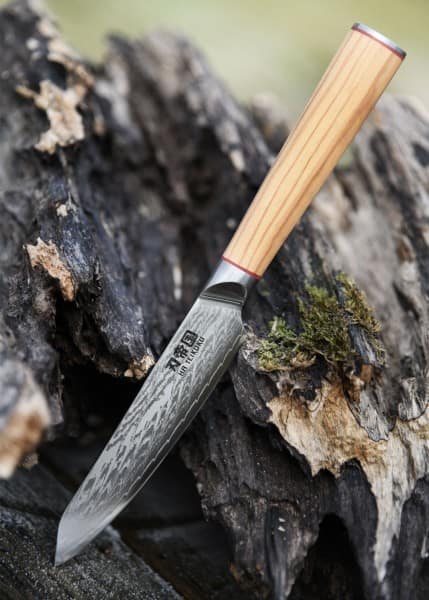 Cuchillo utilitario, acero de Damasco DTYT-DUK-OK - Espadas y Más