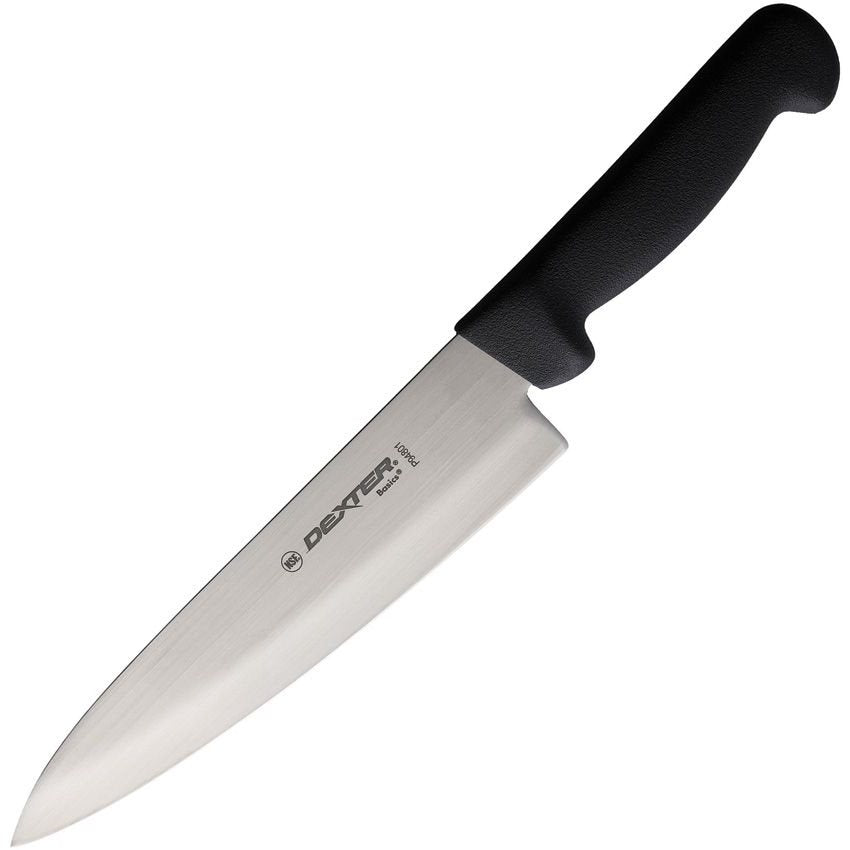 Cuchillo chef con hoja ancha de acero inoxidable