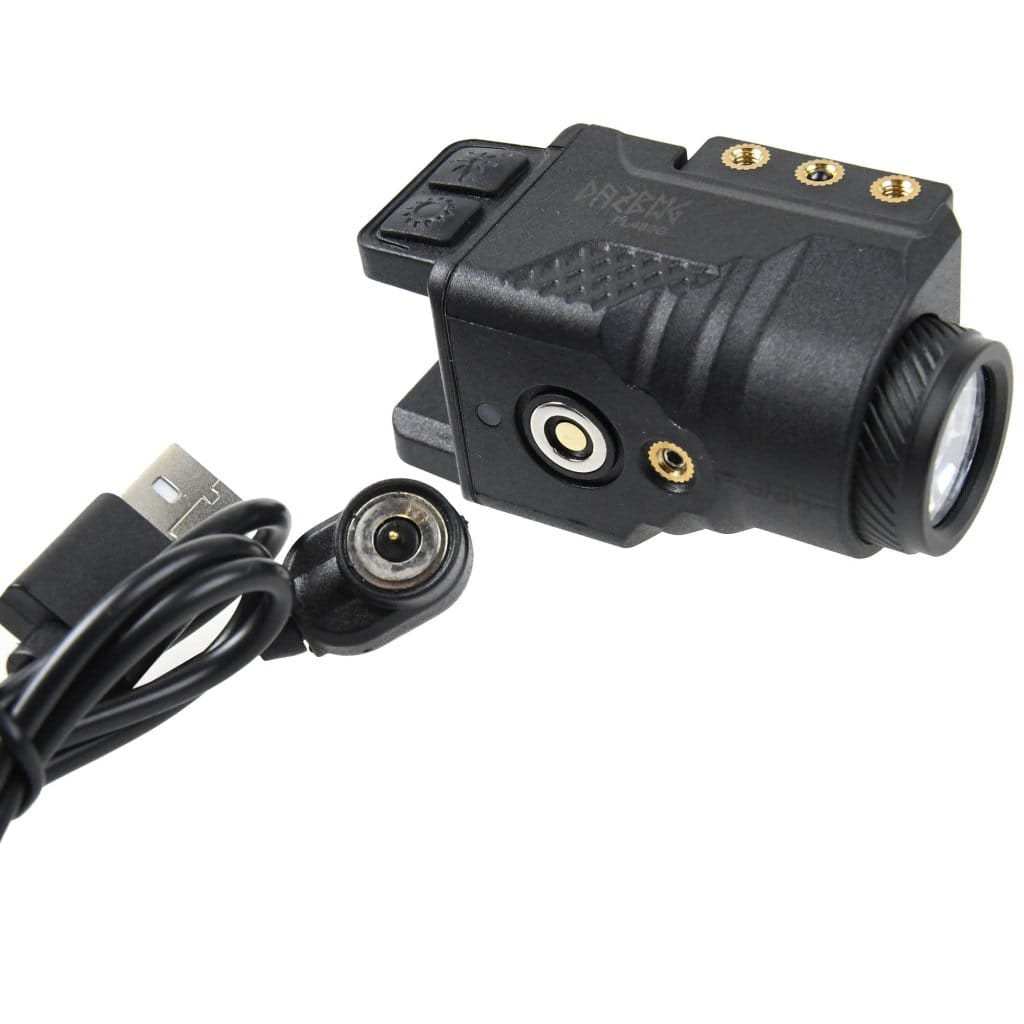 Linterna DAZBOG LA01G para pistola con láser verde en color negro