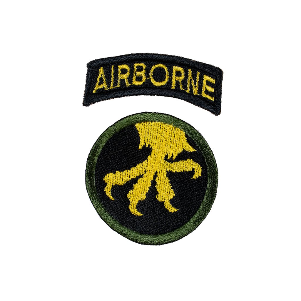 Parche 17th Airborne Division colorido - nášivka clásica de la división aerotransportada