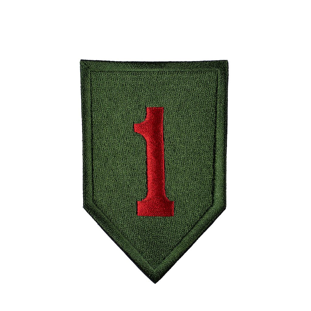 Parche 1st Division Big Red One en color, 95 x 62 mm