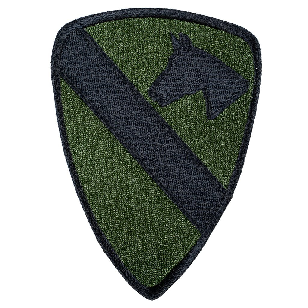 Parche 1st Cavalry Division en acabado combate verde-oliva (ejercito EEUU)