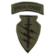 Parche SPECIAL FORCES color oliv para ropa y equipo