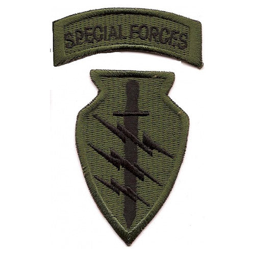 Parche SPECIAL FORCES color oliv para ropa y equipo