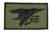 Parche NAVY SEALS verde, 8,5 x 5,5 cm
