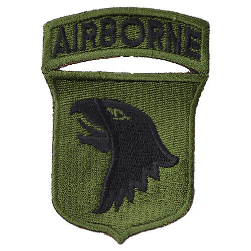 Parche 101st Airborne Division verde, para pegar o coser