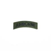 Parche curvo 'AIRBORNE' color oliva