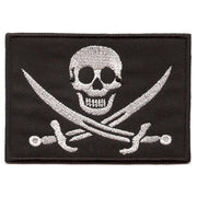 Parche pirata negro, aprox. 9,5 x 6,5 cm