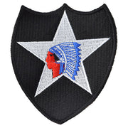 Parche 2nd Infantry Division en color, aprox. 9 x 11 cm